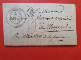 Cad De Longwy Sur Lettre Avec Texte Pour Albert En 1834 - Réf 2666 - 1801-1848: Précurseurs XIX