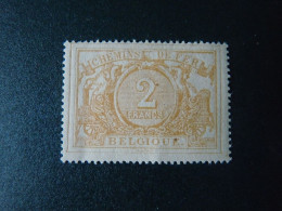 BELGIUM :   1886  - CHEMINS DE FER - CF  14  * -  COTE : (420,00€) Mais Pas La Bonne Dentelure Faux - Postfris