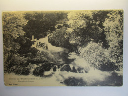 Carte Postale Environs De Faremoutiers (77) Cascade Du Poncet  (Petit Format Oblitérée 1936 Timbre 40 Centimes ) - Faremoutiers