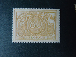 BELGIUM :   1883  - CHEMINS DE FER - CF  12  (*) -  COTE : 70,00€ Bonne Dentelure - Mint