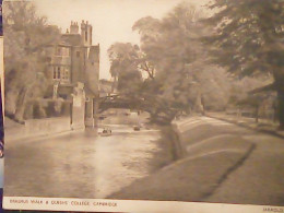 ENGLAND - COLLEGE - COLLEGIO - ERASMUS WALK & KINGS BRIDGE CAMBRIDGE V1965 JP3840 - Cambridge