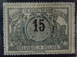 BELGIUM :   1895  - CHEMINS DE FER - CF  16 * -  COTE : 15,50€ - Postfris