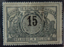 BELGIUM :   1895  - CHEMINS DE FER - CF  16 * -  COTE : 15,50€ - Ungebraucht