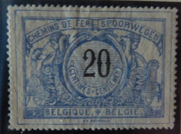 BELGIUM :   1895  - CHEMINS DE FER - CF  17 * -  COTE : 27,50€ - Mint