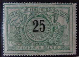 BELGIUM :   1895  - CHEMINS DE FER - CF  18 * -  COTE : 27,50€ - Nuevos