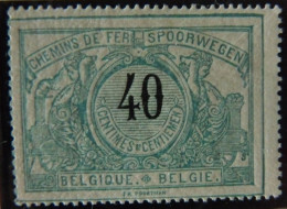 BELGIUM :   1895  - CHEMINS DE FER - CF  20 * -  COTE : 46,00€ - Mint