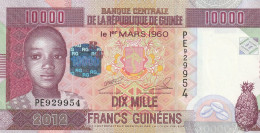 Guinea 10000 Francs 2012 P-46 UNC - Guinée
