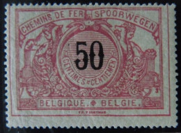 BELGIUM :   1895  - CHEMINS DE FER - CF  21 * -  COTE : 46,00€ - Mint