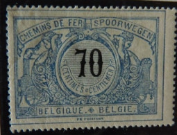 BELGIUM :   1895  - CHEMINS DE FER - CF  23 * -  COTE : 82,00€ - Nuovi
