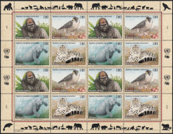 UNO GENF 1993 Mi-Nr. 227/30 Kleinbogen ** MNH - Hojas Y Bloques