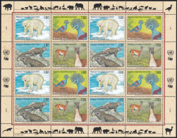 UNO GENF 1997 Mi-Nr. 305/08 Kleinbogen ** MNH - Blocks & Kleinbögen