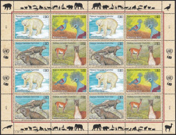 UNO GENF 1997 Mi-Nr. 305/08 Kleinbogen ** MNH - Blocchi & Foglietti