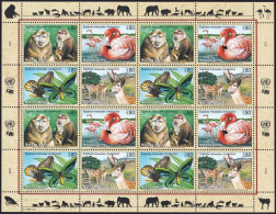 UNO GENF 1998 Mi-Nr. 330/33 Kleinbogen ** MNH - Blokken & Velletjes