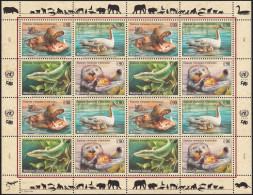 UNO GENF 2000 Mi-Nr. 385/88 Kleinbogen ** MNH - Hojas Y Bloques