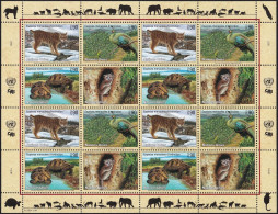 UNO GENF 2001 Mi-Nr. 409/12 Kleinbogen ** MNH - Blocks & Sheetlets