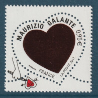 FRANCE 2011 St Valentine's Day / Maurizio Galante 90c GUMMED: Single Stamp UM/MNH - Neufs