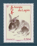 FRANCE 2011 Chinese New Year / Year Of The Rabbit: Single Stamp UM/MNH - Neufs