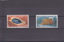 NOUVELLE CALEDONIE - O / FINE CANCELLED - 1965 - NOUMEA AQUARIUM - Yv. PA 77/78 -  Mi. 408/9 - Gebraucht