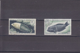 NOUVELLE CALEDONIE - O / FINE CANCELLED - 1965 - NOUMEA AQUARIUM - Yv. PA 82/83 -  Mi. 416/7 - Used Stamps