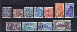 India, Indien 1949-1951: 11 Diff. Used, 11 Versch. Gestempelt - Oblitérés