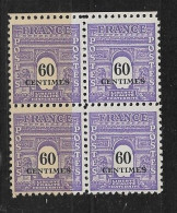 FRANCE 1945  N° 705**    BLOC DE 4 GOMME D'ORIGINE SANS CHARNIÈRE  NEUF TTB      2 SCANS - 1944-45 Arco Del Triunfo