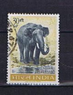 India, Indien 1963: Michel 360 Used, Gestempelt (2), Elephant - Usati