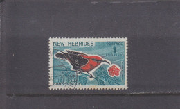 NEW HEBRIDES - 1966 - O / FINE CANCELLED - ROBIN BIRD -  Yv. 244 - Mi. 238 - Used Stamps