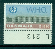 DENMARK 1972 Mi 531** World Health Organisation (WHO) European Conference [L3137] - OMS