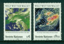 UNITED NATIONS (Wien) 1989 Mi 92-93** 25th Anniversary Of World Weather Watch [L3158] - Clima & Meteorologia