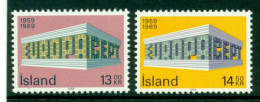 ICELAND 1969 Mi 428-29** Europa CEPT [L3169] - 1969