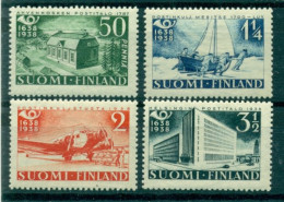 FINLAND 1938 Mi 213-16** 300th Anniversary Of Finnish Post [L3191] - Poste