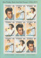 Dominica, 1993, Mi 1656-1658, 15th Anniversary Of The Death Of Elvis Presley, Sheet Of 9, MNH - Elvis Presley