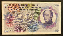 Svizzera Suisse 20 Francs Franken Franchi 1973 LOTTO 660 - Suisse