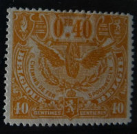 BELGIUM :   1920 - CHEMINS DE FER - CF  84 * - COTE= 24,00€ - Ungebraucht