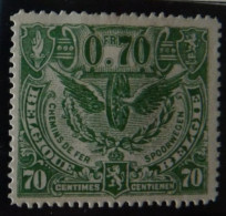 BELGIUM :   1920 - CHEMINS DE FER - CF  88 * - 50€ - Ungebraucht