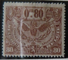 BELGIUM :   1920 - CHEMINS DE FER - CF  89 * -  95€ - Nuevos