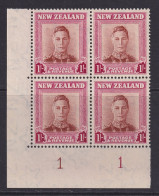 New Zealand, CP M13b(4), MLH "Flaw On Second E" Variety - Used Stamps
