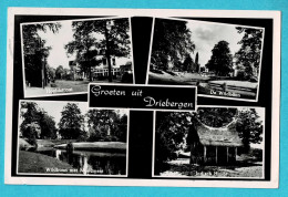 * Driebergen - Rijsenburg (Utrecht - Nederland) * (Uitg Boekh Tesselhof) Groeten Uit, Bonjour De, Wildbaan, Hoofdstraat - Driebergen – Rijsenburg