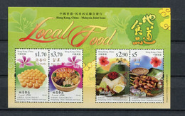 Hong Kong - Block Nr. 281 - "Freundschaft Mit Malaysia: Lokale Gerichte" ** / MNH (aus Dem Jahr 2014) - Blocks & Kleinbögen