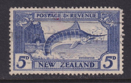 New Zealand, CP L8f(u), Used "Re-entry" Variety, R. 10/1 - Gebruikt