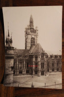 Photo 1890's Douai Hôtel De Ville Nord Tirage Albuminé Albumen Print Vintage - Oud (voor 1900)