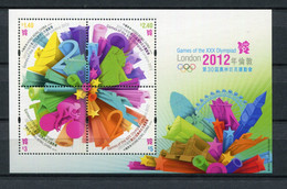 Hong Kong - Block Nr. 247 - "Olympische Sommerspiele London" ** / MNH (aus Dem Jahr 2012) - Blocks & Sheetlets