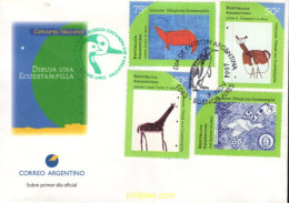 715438 MNH ARGENTINA 1997 CONCURSO DE DIBUJOS INFANTILES - Ungebraucht