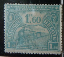 BELGIUM :   1920 - CHEMINS DE FER - CF  119  * 70€ - Postfris