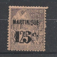 MARTINIQUE - 1888-91 - N°YT. 17 - Type Alphée Dubois 15c Sur 25c - Neuf * / MH VF - Neufs