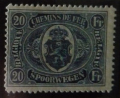 BELGIUM :   1921 - CHEMINS DE FER - CF  134  * - COTE: 240,00€ - Mint