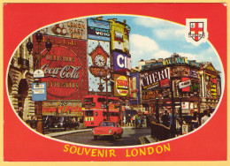 Piccadilly Circus - Coca Cola, Red Car - London - Piccadilly Circus