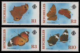 Seychellen 1987 - Mi-Nr. 629-632 ** - MNH - Schmetterlinge / Butterfly - Seychelles (1976-...)