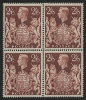 Großbritannien 1939 - Mi-Nr. 212 ** - MNH - Viererblock - George VI - Nuovi