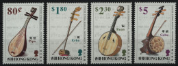 Hongkong 1993 - Mi-Nr. 687-690 ** - MNH - Musikinstrumente - Ungebraucht